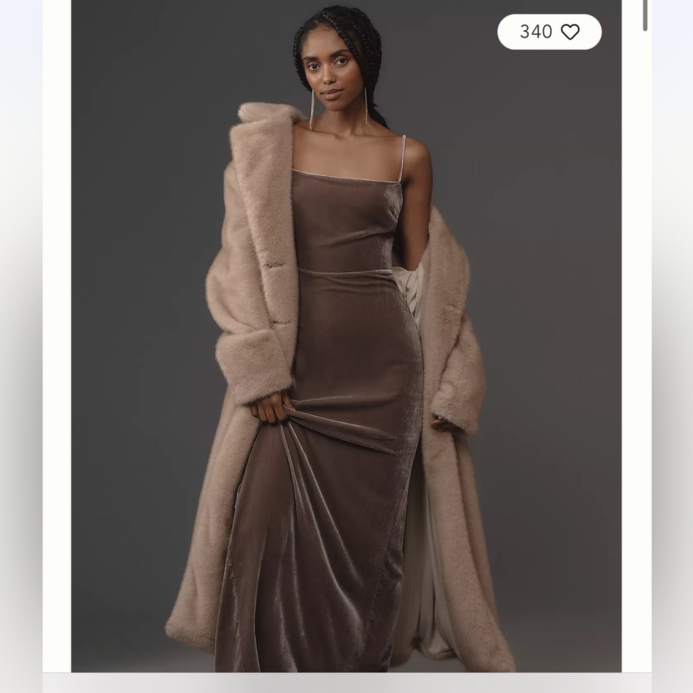Reformation Velvet Dress